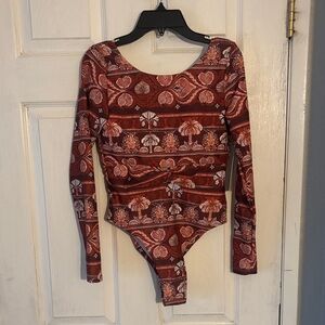 Phax Women's Long Sleeve One Piece Swimsuit Entero Ancestra small